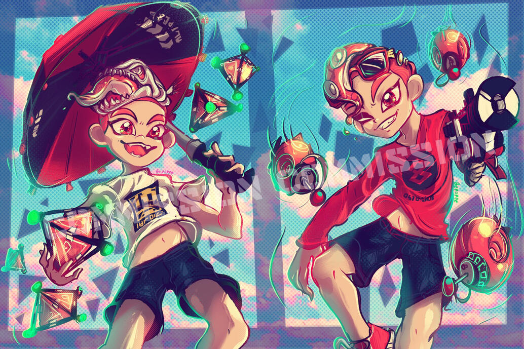 Weapons and Props: Sketches +$5 USD / Full Colored +$15-$20 USD